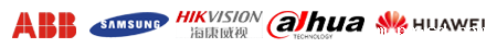 与ABB,三星等60多个知名合作品牌合作